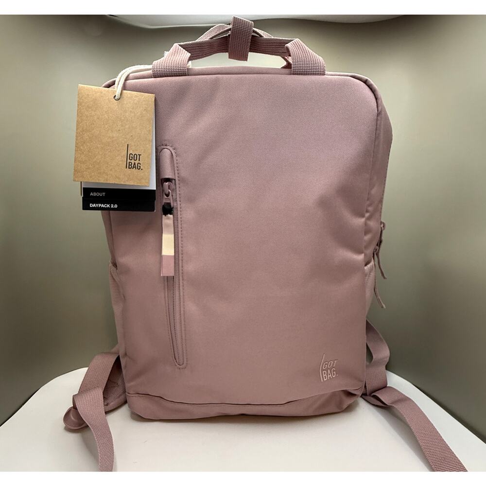 NWT GOT BAG Daypack 2.0 rose backpack 11-liter capacity padded laptop - Picture 2 of 12